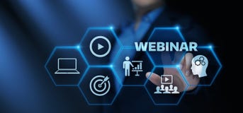 Webinar E-learning Training Business Internet Technology Concept stock photography Webinar E-learning Training Business Internet Technology Concept stock photography