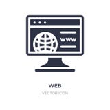 WEBpictogram op witte achtergrond Eenvoudige elementenillustratie van Blogger en influencer concept royalty-vrije illustratie WEBpictogram op witte achtergrond Eenvoudige elementenillustratie van Blogger en influencer concept royalty-vrije illustratie