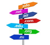 Website Internet Domain Names Signpost Royalty Free Stock Photography Website Internet Domain Names Signpost Royalty Free Stock Photography