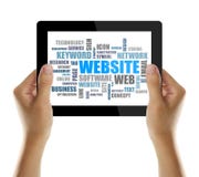 Website word or tag cloud Stock Images Website word or tag cloud Stock Images