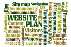 Websiteplan royaltyfri bild Websiteplan royaltyfri bild