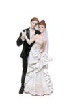 Wedding cake bride and groom figurine royalty free stock photography Wedding cake bride and groom figurine royalty free stock photography