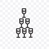 wedding Champagne vector linear icon isolated on transparent background, wedding Champagne transparency concept can be used for we vector illustration wedding Champagne vector linear icon isolated on transparent background, wedding Champagne transparency concept can be used for we vector illustration
