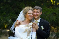 Wedding Couple Stock Image