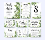 Wedding Invite, Invitation Menu Rsvp Thank You Card Vector Flora Royalty Free Stock Photos Wedding Invite, Invitation Menu Rsvp Thank You Card Vector Flora Royalty Free Stock Photos