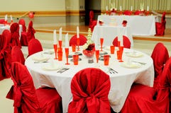 Wedding Reception Table Royalty Free Stock Image