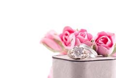 Wedding Ring And Band Stock Images