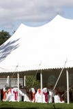 Wedding tent for outdoor dinner and reception