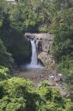 Weergeven over Tegenungan-waterval in Bali royalty-vrije stock foto Weergeven over Tegenungan-waterval in Bali royalty-vrije stock foto