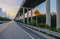 Weg overzee in de Sleutels van Florida stock foto's Weg overzee in de Sleutels van Florida stock foto's