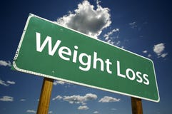 Weight Loss - Road Sign.