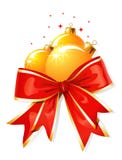 Weihnachtsdekoration/Bogen und Kugeln/Vektor vektor abbildung Weihnachtsdekoration/Bogen und Kugeln/Vektor vektor abbildung