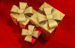 Weihnachtspakete - cadeau de Noël image stock Weihnachtspakete - cadeau de Noël image stock