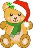 WeihnachtsTeddybär stock abbildung WeihnachtsTeddybär stock abbildung