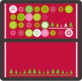 Weihnachtsvektorkarte vektor abbildung Weihnachtsvektorkarte vektor abbildung