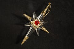 Weihnachtsverzierung - Nordstern, innen voll stockbilder Weihnachtsverzierung - Nordstern, innen voll stockbilder
