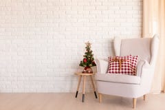 Weihnachtswohnzimmer lizenzfreies stockbild Weihnachtswohnzimmer lizenzfreies stockbild