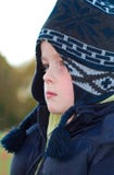 Weinig jongen die op appratus bij het park speelt royalty-vrije stock afbeelding Weinig jongen die op appratus bij het park speelt royalty-vrije stock afbeelding