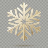 Weinlese-Weihnachtsdekorations-Papierschneeflocken mit dem Schatten lokalisiert auf transparentem Hintergrund ENV 10 stock abbildung Weinlese-Weihnachtsdekorations-Papierschneeflocken mit dem Schatten lokalisiert auf transparentem Hintergrund ENV 10 stock abbildung