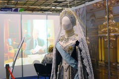 Weinlesekleid auf Mannequin lizenzfreies stockfoto Weinlesekleid auf Mannequin lizenzfreies stockfoto