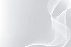 Weiße und graue Partikellinie moderner Entwurf des Wellenzusammenfassungshintergrundes mit Kopienraum, Vektorillustration für Ihr lizenzfreie abbildung Weiße und graue Partikellinie moderner Entwurf des Wellenzusammenfassungshintergrundes mit Kopienraum, Vektorillustration für Ihr lizenzfreie abbildung