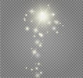 Weißes Funkeln Stardust Funkelnder Lichteffekt der Partikel Schein glühender stardust Magie stock abbildung Weißes Funkeln Stardust Funkelnder Lichteffekt der Partikel Schein glühender stardust Magie stock abbildung