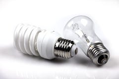 Weißglühender und energiesparender weißer Hintergrund stockfotos Weißglühender und energiesparender weißer Hintergrund stockfotos
