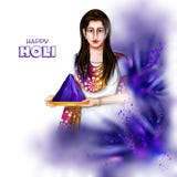 Wektorowa ilustracja Indiańscy ludzie bawić się kolorowego Szczęśliwego Hoil tło dla festiwalu kolory w India ilustracji Wektorowa ilustracja Indiańscy ludzie bawić się kolorowego Szczęśliwego Hoil tło dla festiwalu kolory w India ilustracji