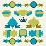 Wektorowi sztandary i odznaki ilustracji Wektorowi sztandary i odznaki ilustracji