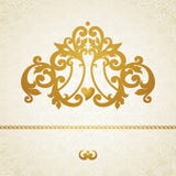 Wektorowy barokowy ornament w wiktoriański stylu. ilustracji Wektorowy barokowy ornament w wiktoriański stylu. ilustracji
