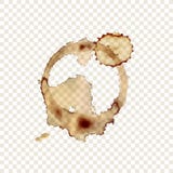 Wektorowy Kawowego kubka druk na Przejrzystym tle, napoju pluśnięcie, projekta element royalty ilustracja Wektorowy Kawowego kubka druk na Przejrzystym tle, napoju pluśnięcie, projekta element royalty ilustracja