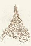 Wektorowy nakreślenie Eifel wierza royalty ilustracja Wektorowy nakreślenie Eifel wierza royalty ilustracja
