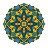 Wektorowy Piękny Deco Barwiony mandala Obrazy Royalty Free Wektorowy Piękny Deco Barwiony mandala Obrazy Royalty Free