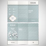 Wektorowy ustawiający trifold broszurka projekta szablon dalej ilustracja wektor Wektorowy ustawiający trifold broszurka projekta szablon dalej ilustracja wektor