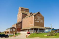 The welcoming center at dawson creek, canada royalty free stock photography The welcoming center at dawson creek, canada royalty free stock photography
