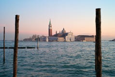 Wenecja - Romantyczny widok San Giorgio Maggiore obrazy royalty free Wenecja - Romantyczny widok San Giorgio Maggiore obrazy royalty free