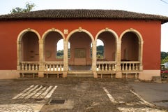 Wenecka loggia, Średniowieczny miasteczko Oprtalj, Środkowy Istria, Chorwacja fotografia stock Wenecka loggia, Średniowieczny miasteczko Oprtalj, Środkowy Istria, Chorwacja fotografia stock