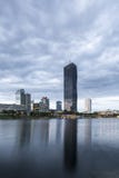 Wenen, Oostenrijk †„30 Mei, 2016: Donaustad, gelijkstroom-Toren stock afbeeldingen Wenen, Oostenrijk †„30 Mei, 2016: Donaustad, gelijkstroom-Toren stock afbeeldingen