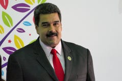 Wenezuelski prezydent Nicolas Maduro obraz stock Wenezuelski prezydent Nicolas Maduro obraz stock
