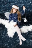 Wenig Weihnachtsengel stockfotos Wenig Weihnachtsengel stockfotos