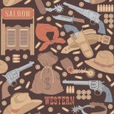 Western Seamless Pattern Stock Images Western Seamless Pattern Stock Images