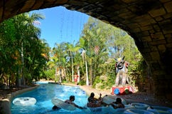 Wet'n'Wild Gold Coast Queensland Australien royaltyfria bilder Wet'n'Wild Gold Coast Queensland Australien royaltyfria bilder