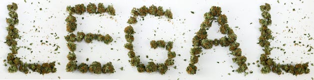 Wettelijk Gespeld met Marihuana stock foto Wettelijk Gespeld met Marihuana stock foto