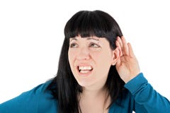 What did you say? Stock Photography What did you say? Stock Photography