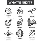 What`s Next Icon Set royalty free illustration What`s Next Icon Set royalty free illustration