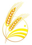 Wheat abstract logo