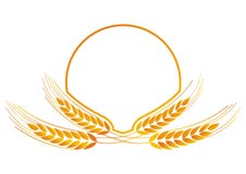 Wheat medallion for logo