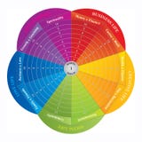 Wheel of Life - Diagram - Coaching Tool in Rainbow Colors