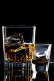 Whiskey On The Rocks Royalty Free Stock Images
