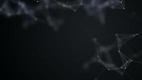 White abstract technology and caliginous background with plexus elements and depth of field settings. 3D rendering. royalty free illustration White abstract technology and caliginous background with plexus elements and depth of field settings. 3D rendering. royalty free illustration